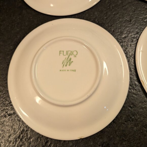 (5) Piece Furio Italy Dish Wear In Purple Blue And Green 8" Plates - Picture 6 of 10